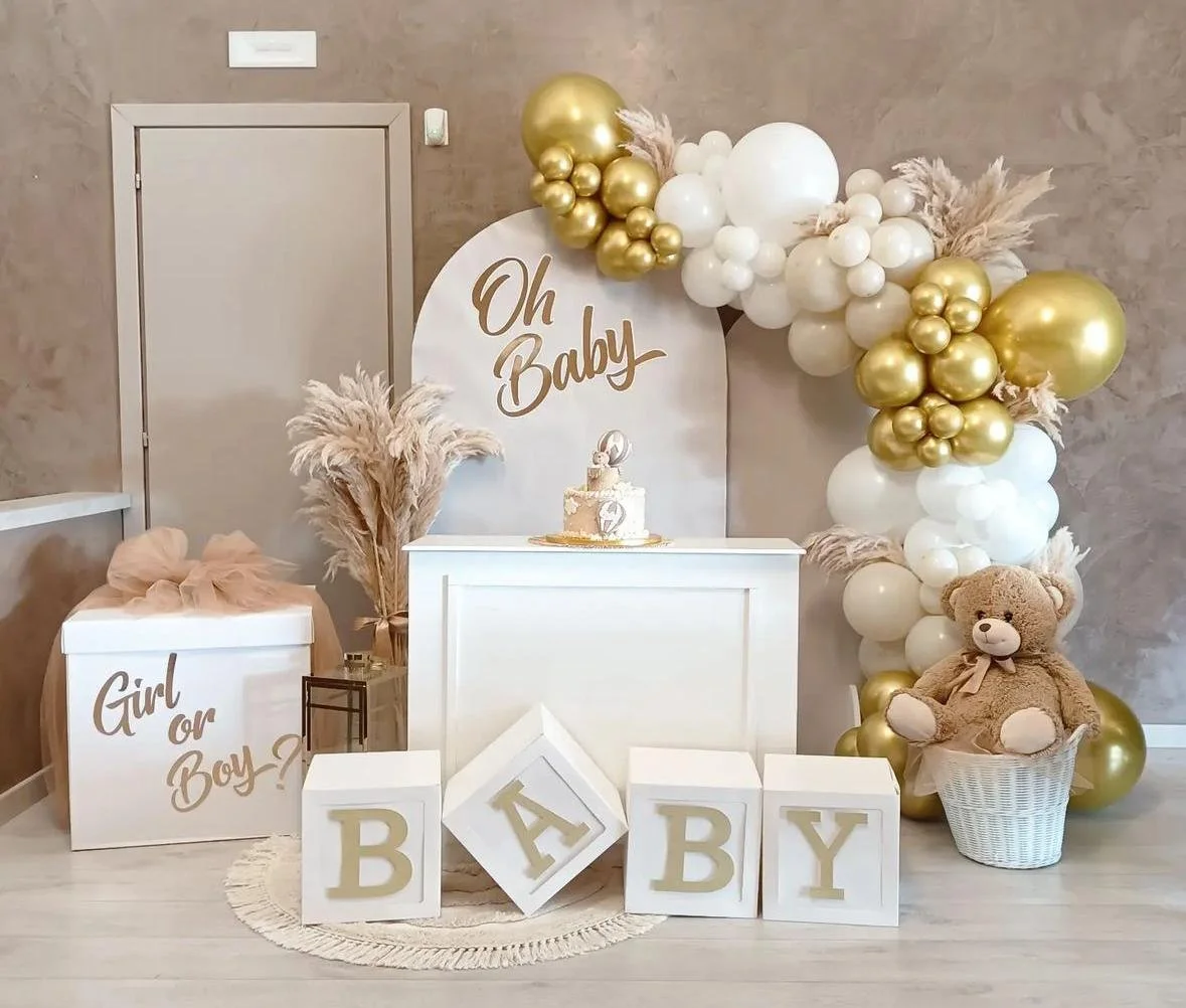 Allestimento gender reveal